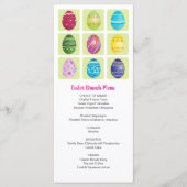 Nine Easter Eggs Holiday Menu (Voorkant)