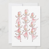 Nine Ladies Dancing Kaart (Voorkant)