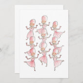 Nine Ladies Dancing Kaart (Voorkant / Achterkant)