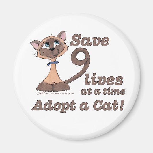 Nine Lives Magneet (Voorkant)