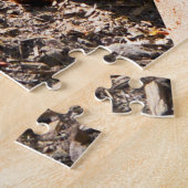 Nine Meerkat Triangles, Jigzaag Puzzle Legpuzzel (Zijkant)