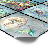 Nine Mermaids in One Poster door Molly Harrison (Hoek)