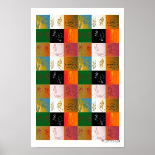 Nine Mudras Poster B (Voorkant)