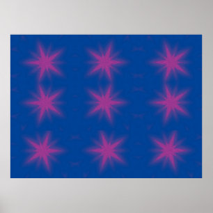 Nine Stars beroemd gemaakt door Ken Gage Art Poster