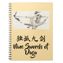 Nine Swords of Dugu Notebook Notitieboek