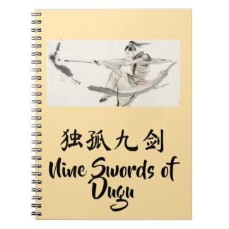 Nine Swords of Dugu Notebook Notitieboek