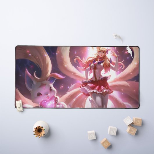 Nine Tail Fox Deskmat |  bureaumat (Kindertafel)