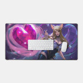 Nine Tail Fox Deskmat | Mat de bureau personnalisa (Clavier et souris)