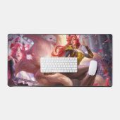 Nine Tail Fox Deskmat | Mat de bureau personnalisa (Clavier et souris)