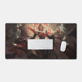 Nine Tail Fox Deskmat | Mat de bureau personnalisa (Clavier et souris)