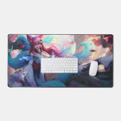 Nine Tail Fox Deskmat | Mat de bureau personnalisa (Clavier et souris)