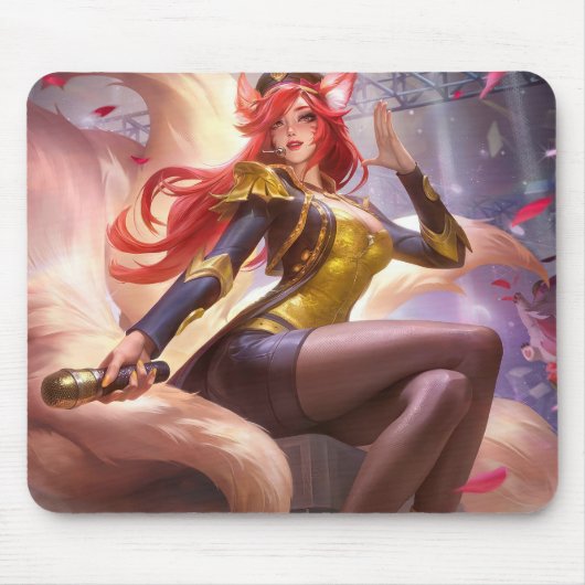Nine Tail Fox Mousepad |  mousepad Muismat (Voorkant)