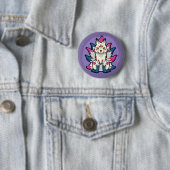 Nine-Tailed Fox- Yokai Kitsune Ronde Button 5,7 Cm (In situ)
