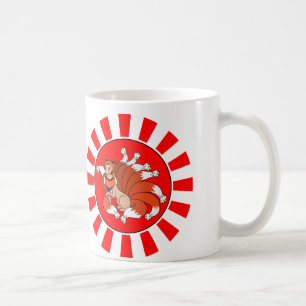 Nine Tailed Red Fox (Kitsune) Koffiemok