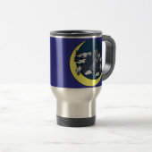 Nine-verzilverfox (Kitsune) Reisbeker (Voorkant rechts)