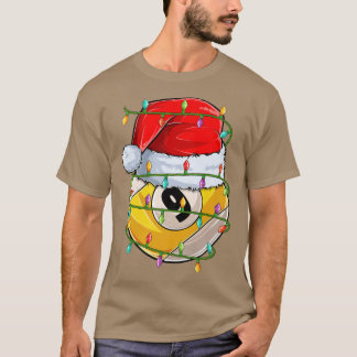 Nineball Sports Lover Xmas lampjes Santa Nineball T-shirt