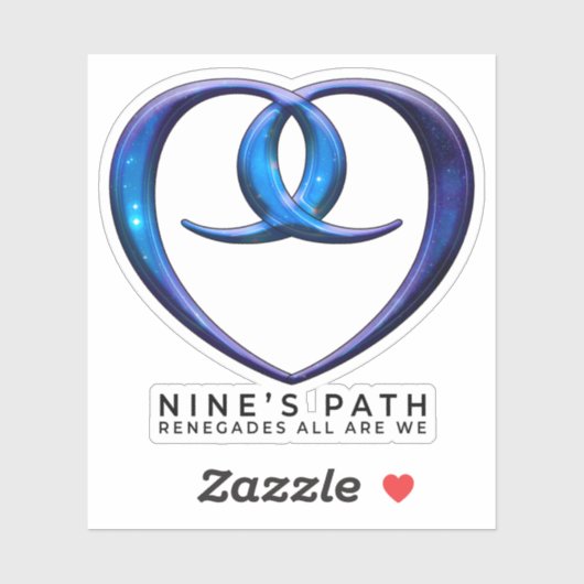Nine's Path 9 Love Seal doorzichtige sticker (Vel)