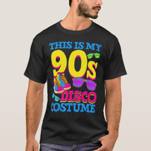 Nineties Disco Kostuum Party Muziek Retro 90s T-shirt