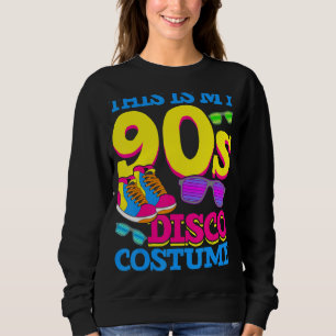 Nineties Disco Kostuum Party Muziek Retro 90s Trui