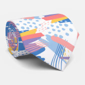 Nineties Retro Stropdas, Vintage Stropdas (Opgerold)