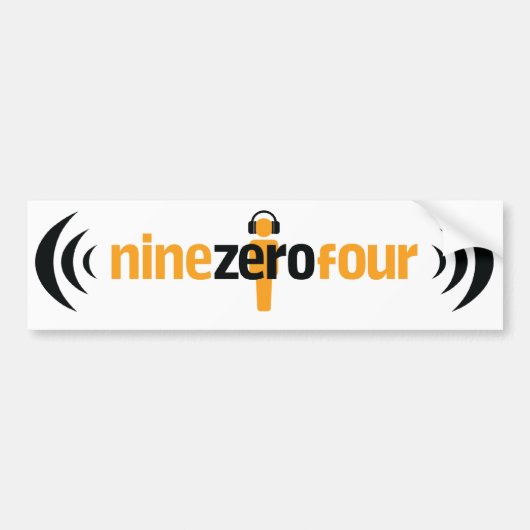 NineZeroFour Bumpersticker (Voorkant)