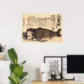 Ningyo-no-zu-Bunka (zeemeermin) Poster (Thuiskantoor)