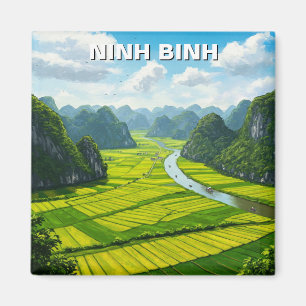 Ninh Binh Vietnam Reizen Magneet
