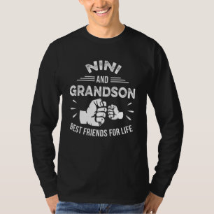 Nini en kleinzoon bijpassende vuist bump beste vri t-shirt