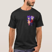 Nini noir + T-shirt de logo de Nicko (Devant)