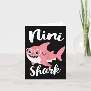 Nini Shark Moederdag Oma Grappig Kaart