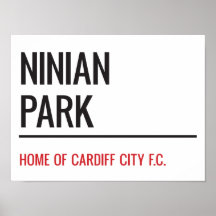 Ninins Park Stadium Street Sign