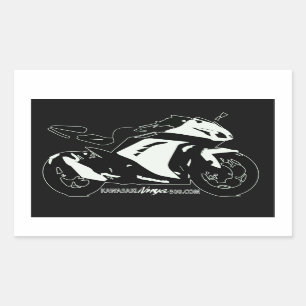 Ninja 300 forum Autocollant noir et blanc