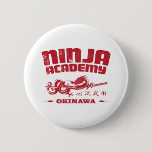 Ninja Academy Okinawa Kill Bill Ronde Button 5,7 Cm