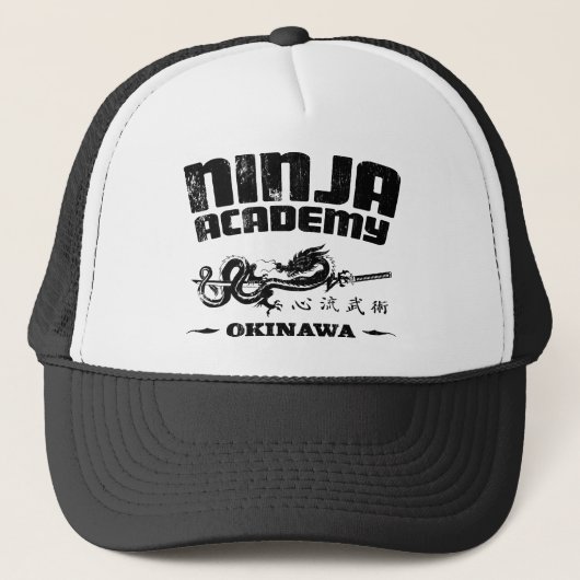 Ninja Academy Okinawa Kill Bill Trucker Pet (Voorkant)