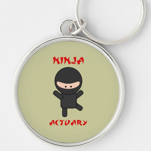 Ninja Actuary Sleutelhanger (Voorkant)