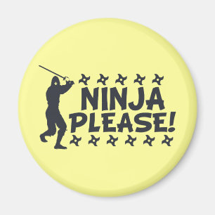 Ninja Alsjeblieft Magneet