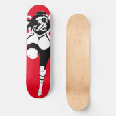 Ninja Anime Girl Skateboard Deck (Voorkant)