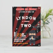 Ninja Anniversaire Fête Invitation (Debout devant)