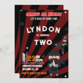 Ninja Anniversaire Fête Invitation (Devant / Derrière)