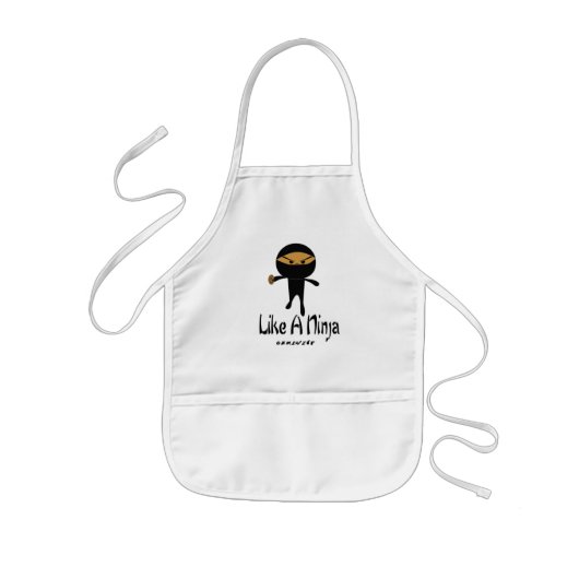 Ninja Apron Kinder Schort (Voorkant)