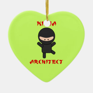 Ninja Architect Keramisch Ornament