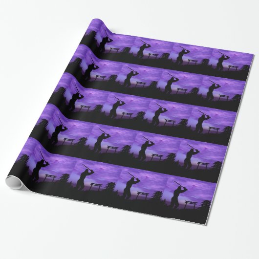 Ninja Attack Cadeaupapier (Uitgerold)