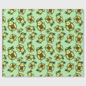 Ninja Avocado Cadeaupapier (Vlak)