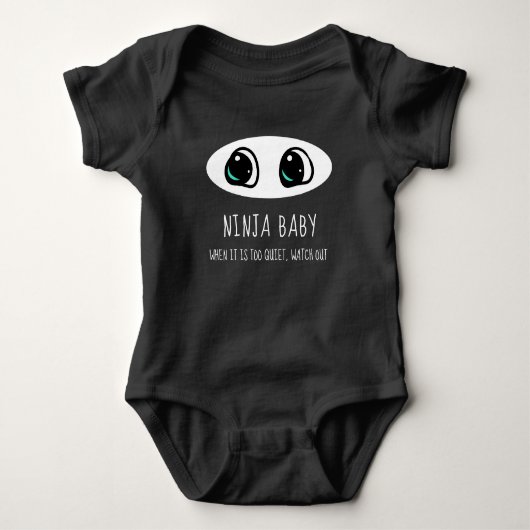 Ninja Baby - Funny Bodysuit (Voorkant)