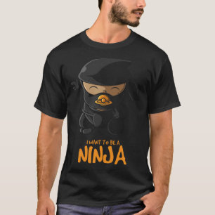 Ninja Baby Ik wil een Ninja 1 zijn T-shirt