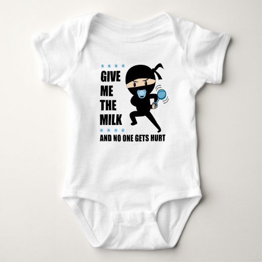 ninja baby romper (Voorkant)