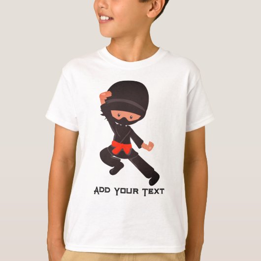 Ninja Basic Hanes Tagless ComfortSoft® T-Shirt (Devant)