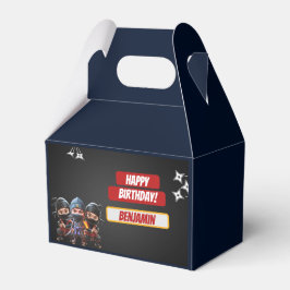 Ninja Birthday Bedankdoosjes