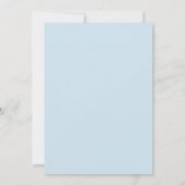 Ninja Birthday Invitation | Blue Ninja Party Kaart (Achterkant)