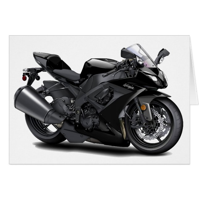 Ninja Black Bike (Voorkant Horizontaal)